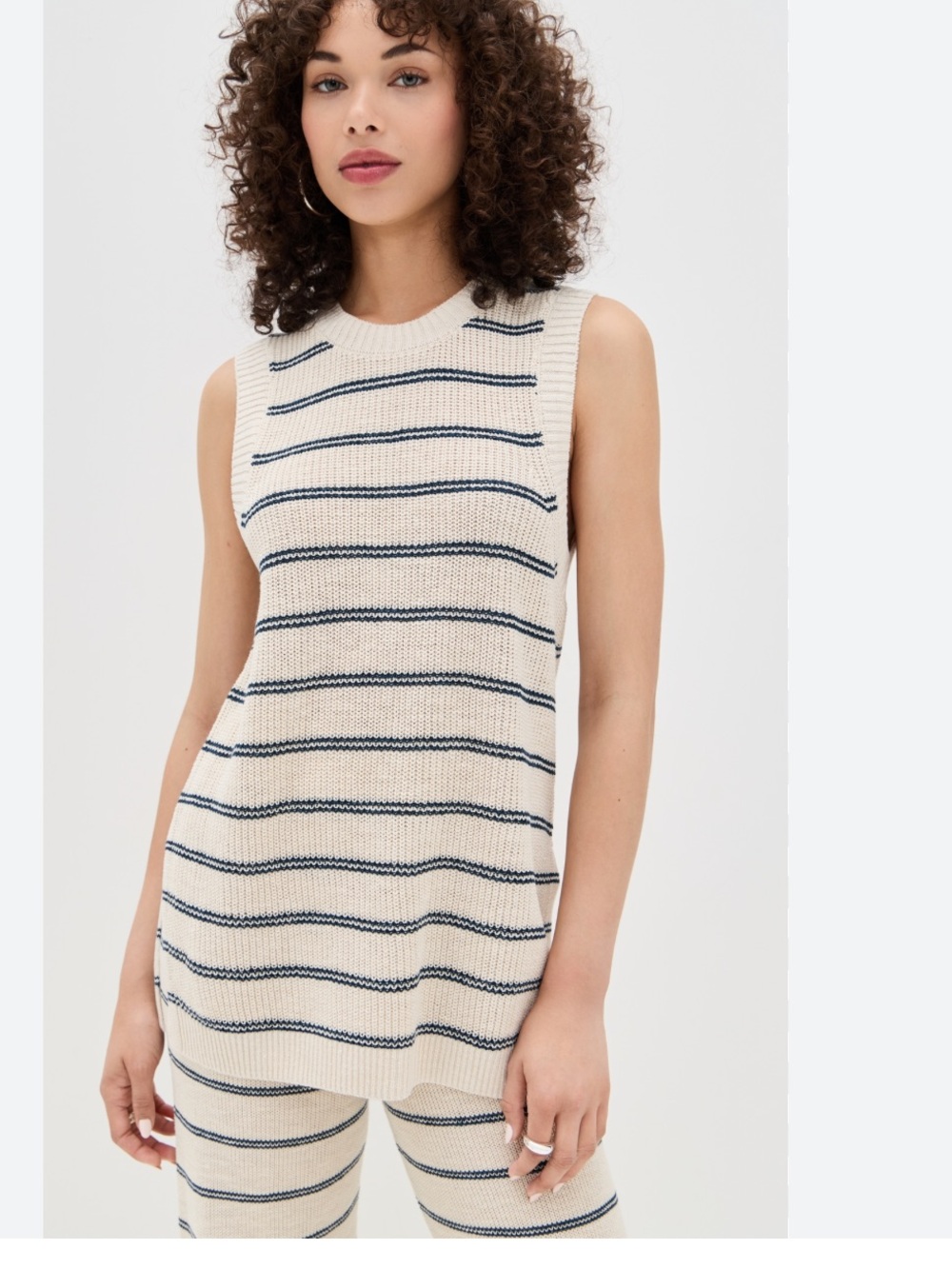 Faherty Miramar Linen Sweater Tunic XXS like new!